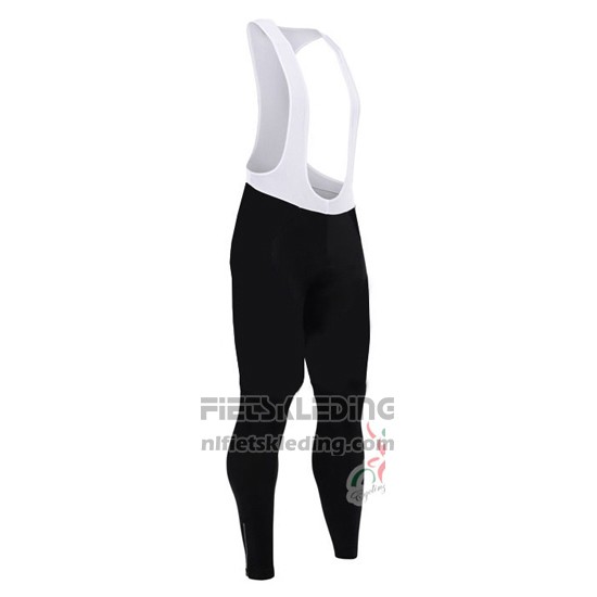 2016 Fietskleding Giro d'Italia Wit en Blauw Lange Mouwen en Koersbroek